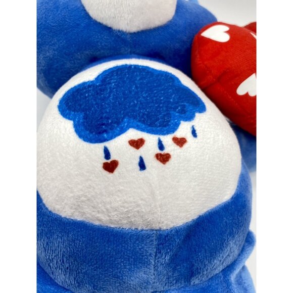 Care Bears Valentine 15” Grumpy Bear Love Stinks Heart Plush Retired Rare - Picture 4 of 7